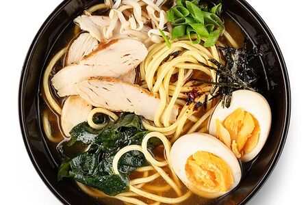 Суп Мисо рамен с курицей