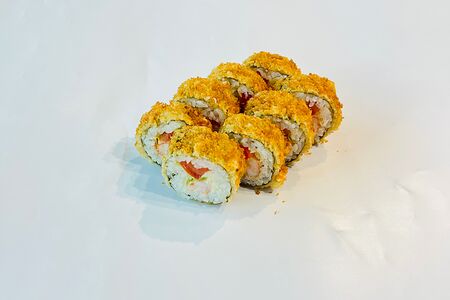 Горячий ролл Цезарь с креветкой