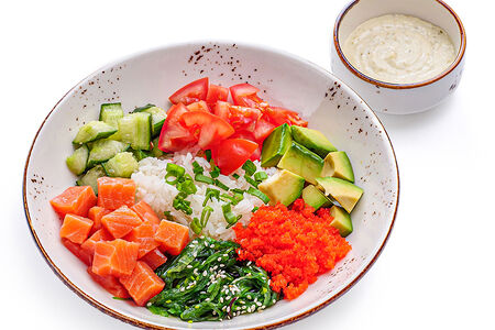 Поке с лососем