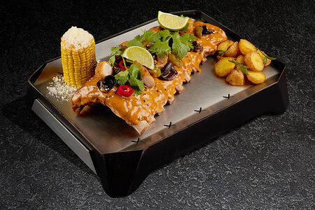 Basta Size с соусом Том Ям и креветками