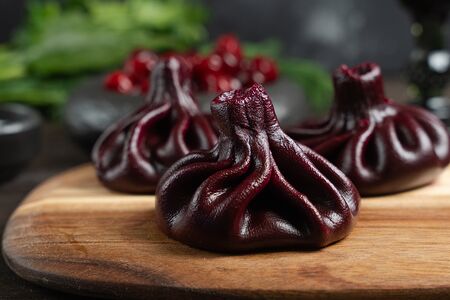 Хинкали с вишней