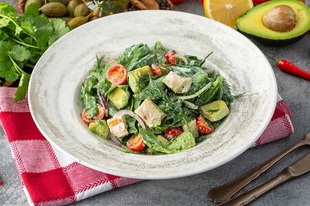 Салат с индейкой