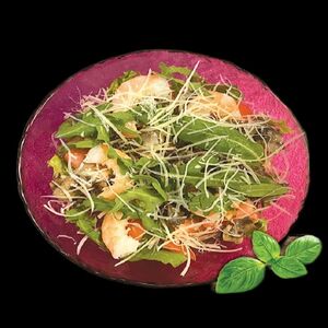 Салат Креветка с рукколой