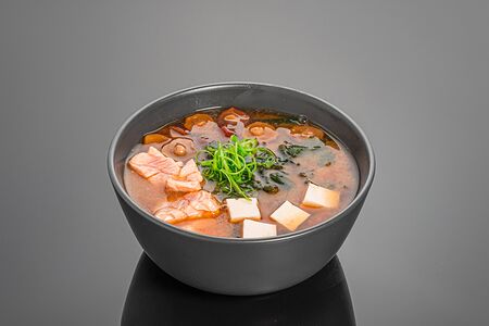 Суп Мисо с лососем