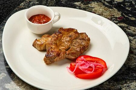 Стейк из свиной шеи