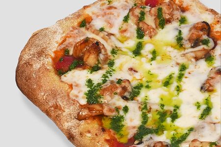 Пицца с морепродуктами