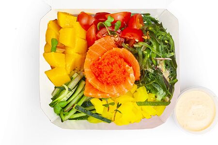 Поке с лососем