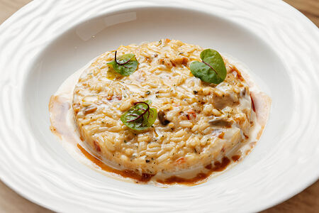 Ризотто с белыми грибами