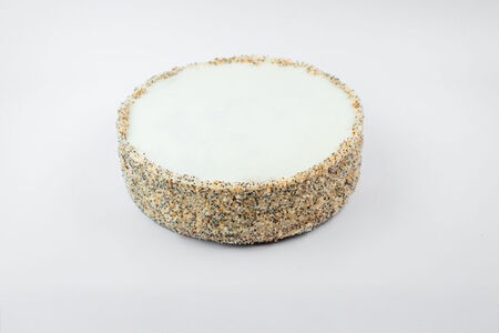 Торт Бисквит маковый с малиной