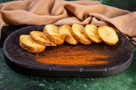 Картофельные медальоны на гриле