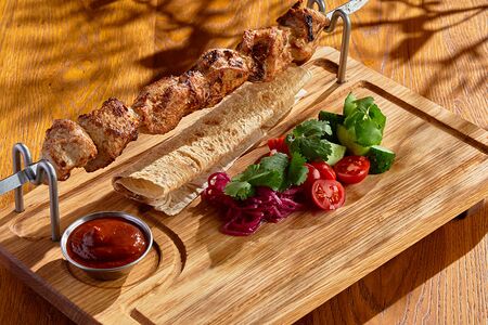 Шашлык из грудки индейки