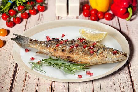 Шашлык из сибаса