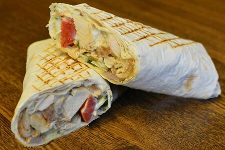 Мини-шаурма с говядиной