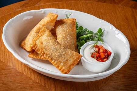 Мини-чебуреки с бараниной