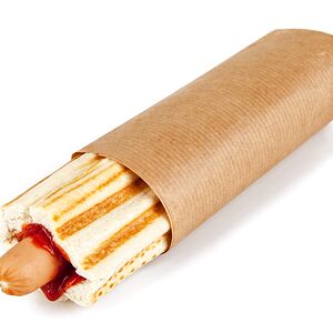 Хот-дог с сыром и беконом