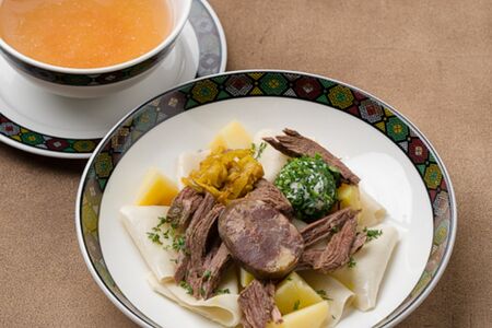 Бешбармак из конины