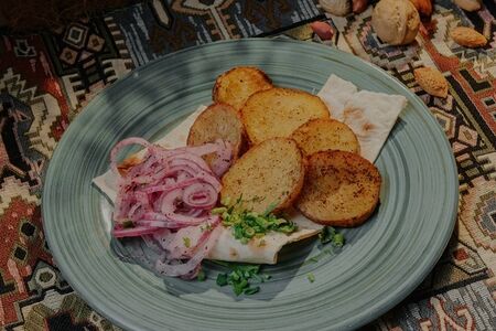 Картофель на мангале 