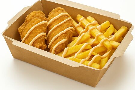 Донер бокс с крылышками