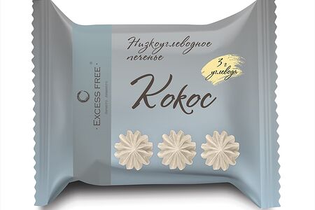 Низкоуглеводное печенье Кокосовое