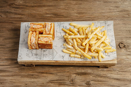 Кацу Сандо черная треска и лосось