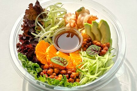 Боул с креветками