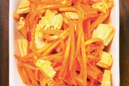 Морковь со спаржей 