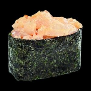 Гункан с морским гребешком спайси