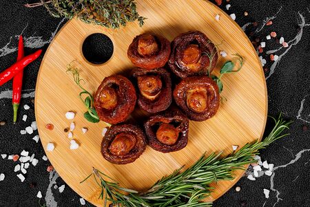 Шампиньоны на углях