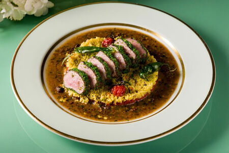 Филе ягненка в марокканском стиле 