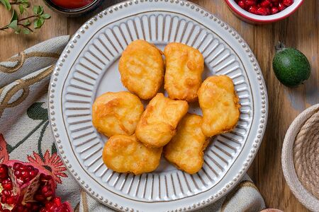 Куриные наггетсы с кетчупом