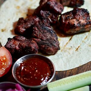 Шашлык из свиной шейки