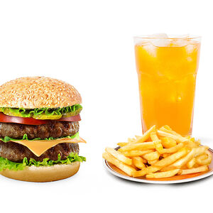 Двойной мачо чизбургер комбо