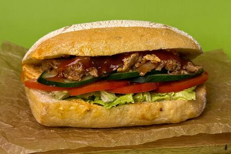 Чиабатта с домашней бужениной