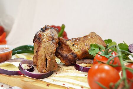 Шашлык из свиной мякоти