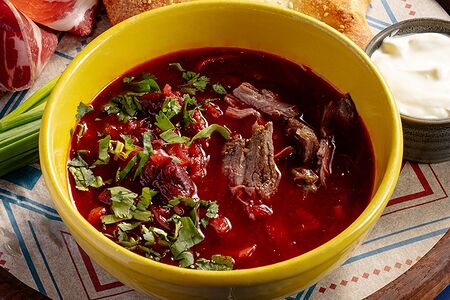 Борщ с говядиной