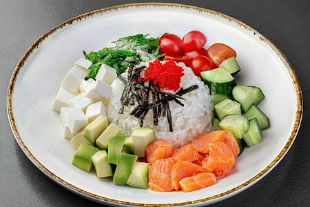 Поке с лососем