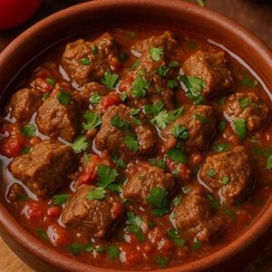 Чашушули из говядины с питой