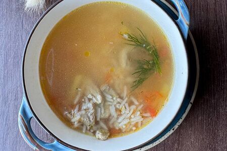 Рисовый суп с индейкой