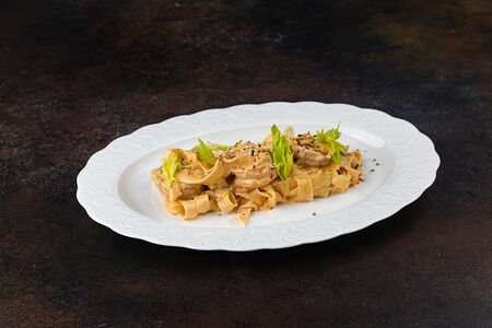 Паста с креветками