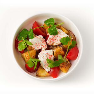 Баклажаны и отжатый мацони