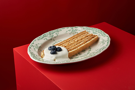 Медовик с домашней сметаной