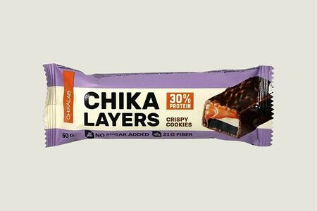 Батончик Chika Layers Хрустящее печенье с двойным шоколадом
