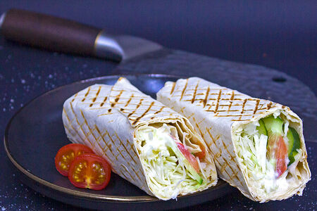 Овощная шаурма