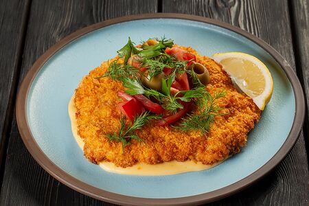 Фирменный шницель из фермерского цыплёнка