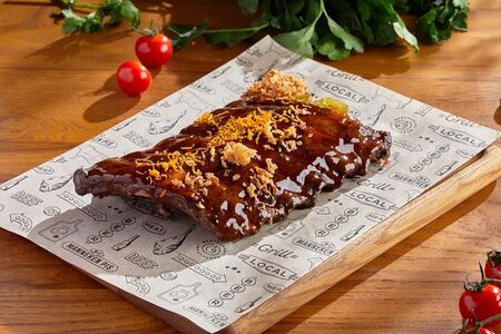 Свиные ребрышки в соусе апельсиновый Джек Дэниэлс