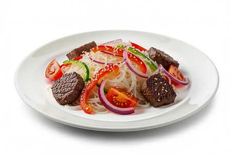 Фунчоза с говядиной