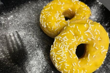 Пончики с бананом 