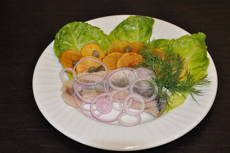 Сельдь с картофелем