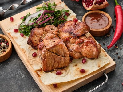Шашлык из свиной шейки