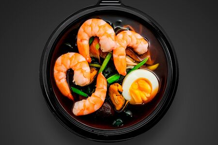 Рамен с морепродуктами